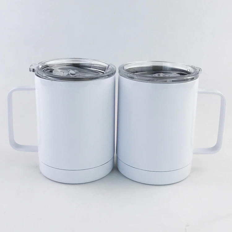 

2pcs 300ml 10oz Car thermos Bottle Cup Blank Sublimation Transfer Prtinting by Sublimation INK DIY Transfer Heat Press Printing