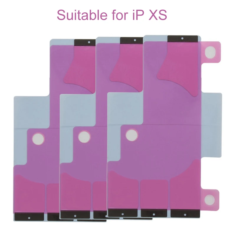 10pcs/Lot Battery Adhesive Sticker For iPhone 11 Pro Max XS Max XR X 8 8P 7 7P 6S 6SP Battery Glue Tape Strip Tab Repair Part