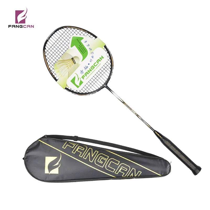 

FANGCAN N90III Carbon Fiber 3U Badminton Racket with Bag High Tension Offensive Badminton Racquet for Professional Club Player