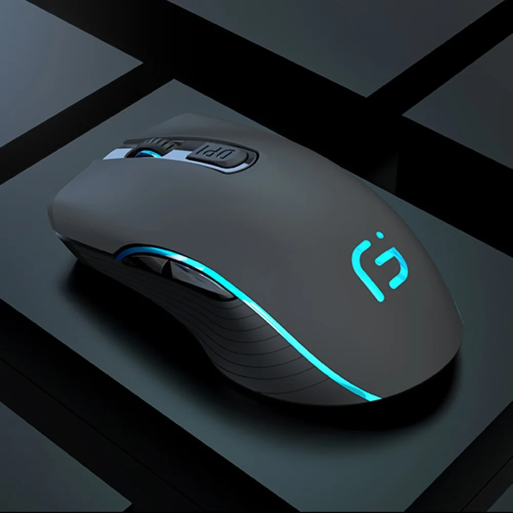 Rechargeable Wireless Silent Colorful LED Mice Optical Home Office Gaming Mouse