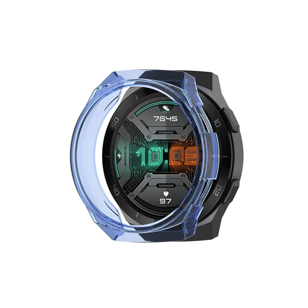 Soft TPUกรณีนาฬิกาสำหรับHuawei Watch GT 2e Gt2eกรณีกันกระแทกป้องกันSmartwatch ProtectorกรอบรูปShellอุปกรณ์เสริม