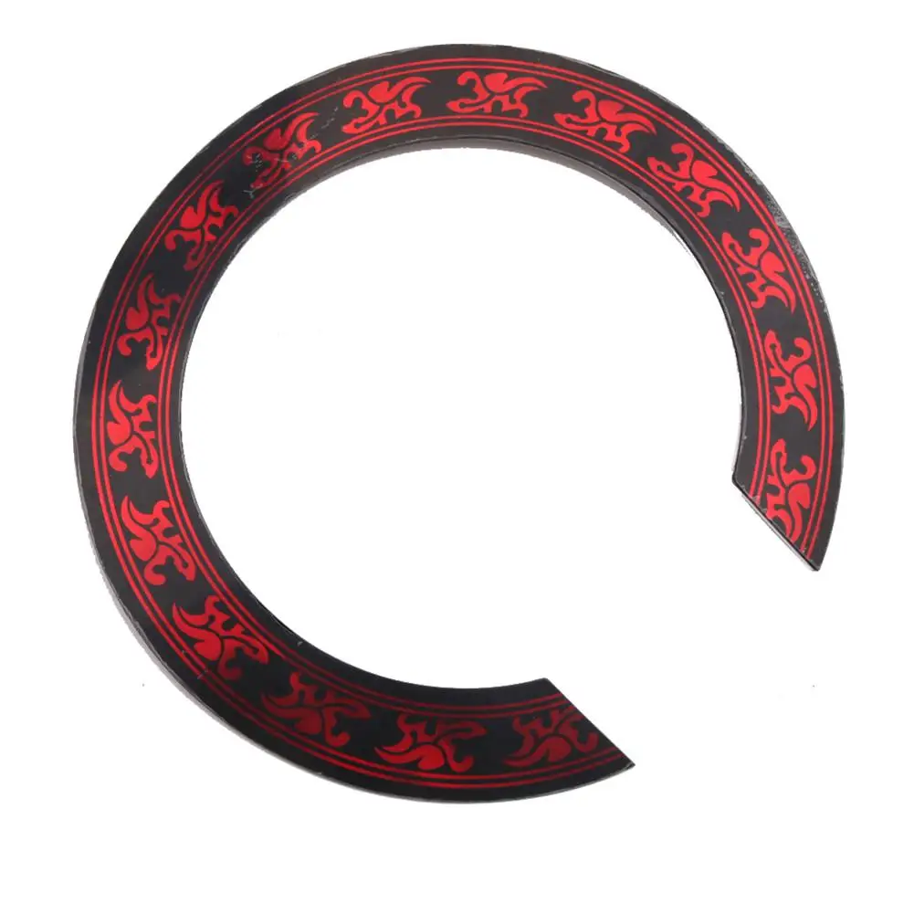 Pegatina de agujero de sonido para guitarra clásica, círculo con patrón de flores de 105mm de diámetro, accesorios de calcomanías