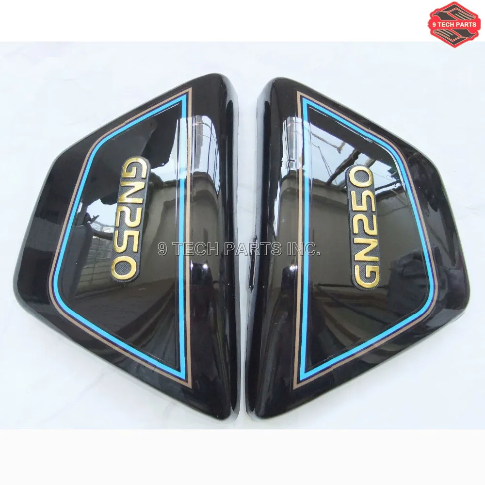 

Right & Left Frame Side Covers Panels for GN 250 GN250 Black Color