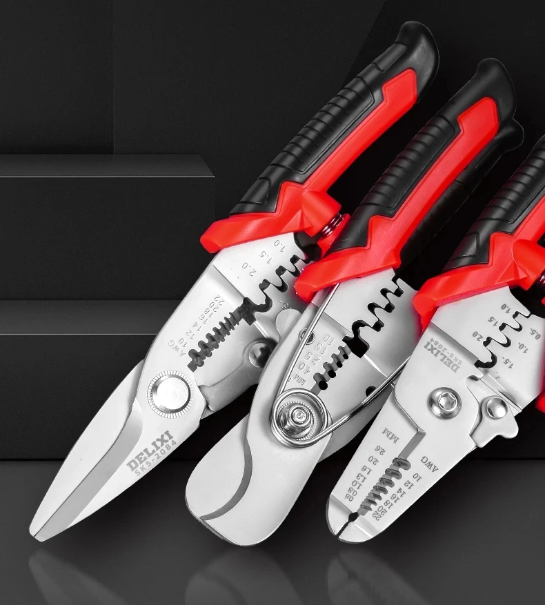 Multi tool pliers Crimping Pliers wire stripper Multi functional Snap Ring Terminals Crimpper