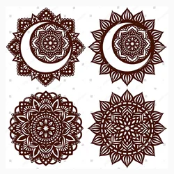 New Mandala Sun Flower Cutting Dies Lucky Art Embossing Mold For DIY Scrapbooking Card Craft Decor