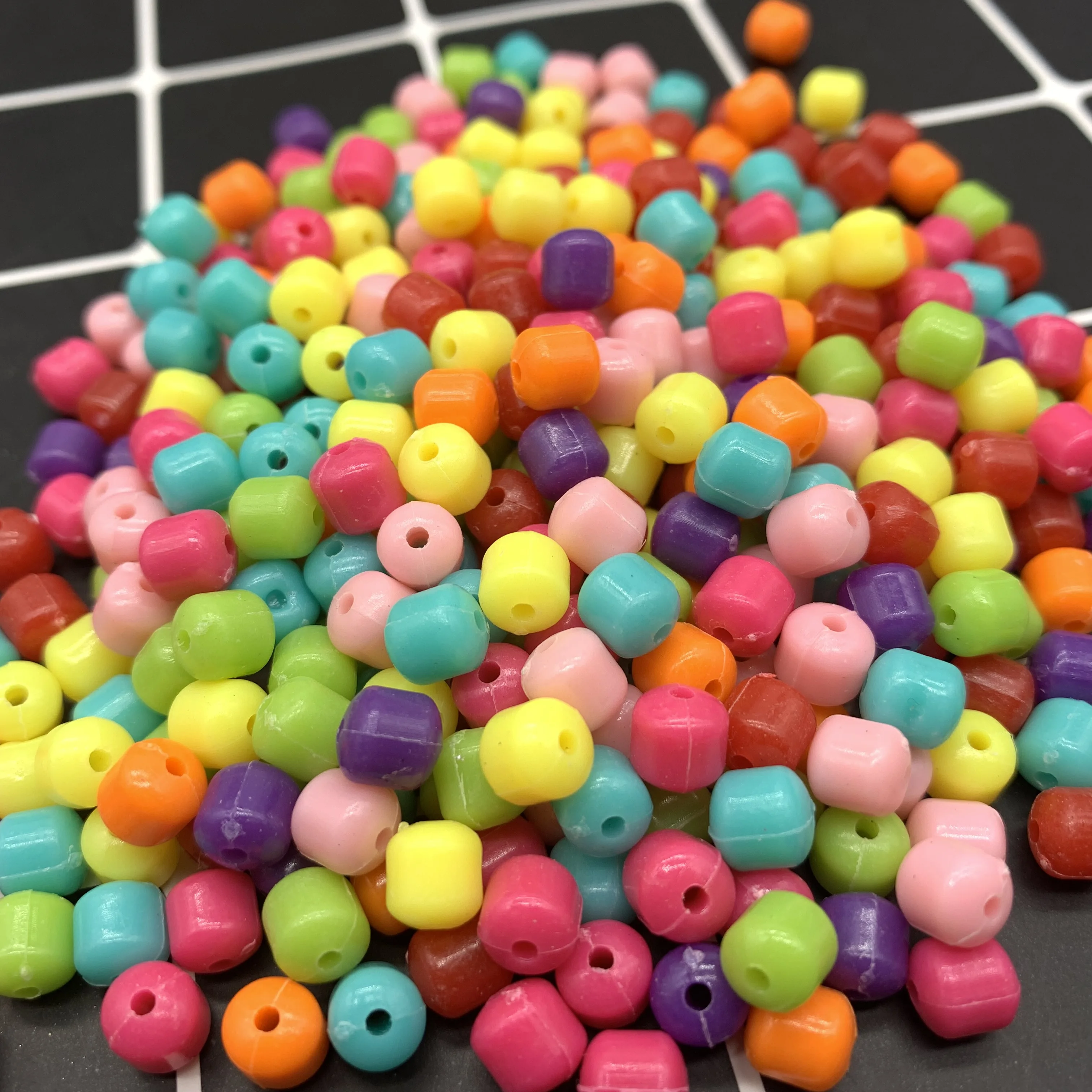 Color Acrylic Beads Earrings Necklace Accessories Beads For Jewelry Making DIY Jewelry Necklace Accessories