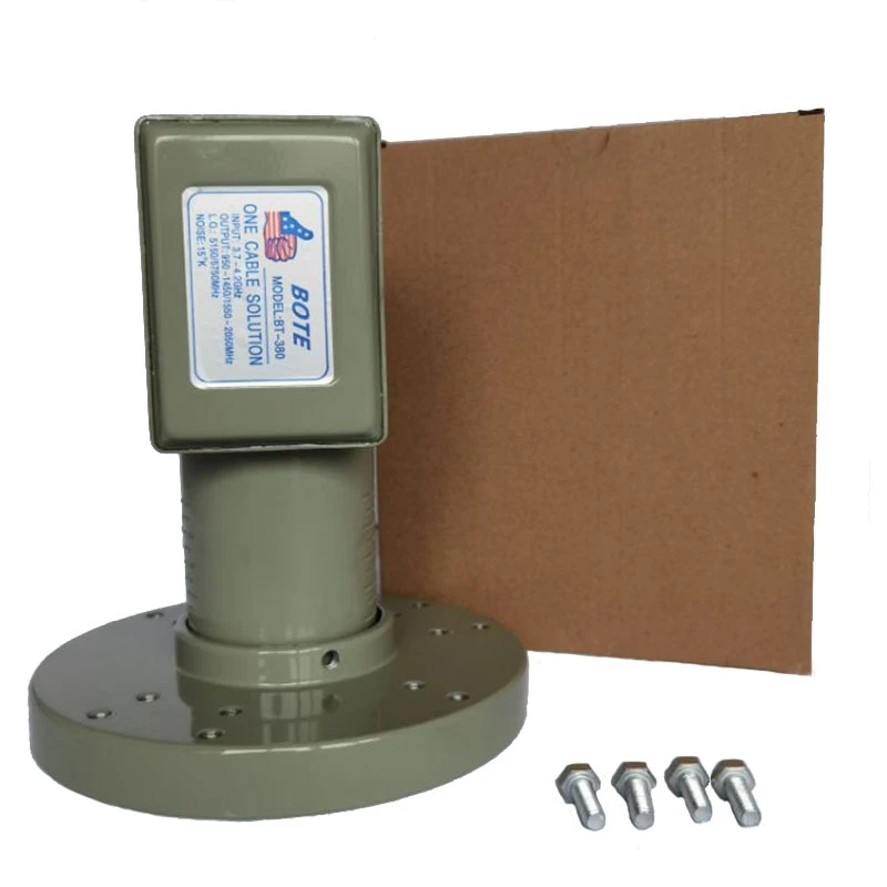 Satélite universal c banda lnb l. o. Frequência 5150mhz cruz isolamento polar 20db (min) al meteries feito em china