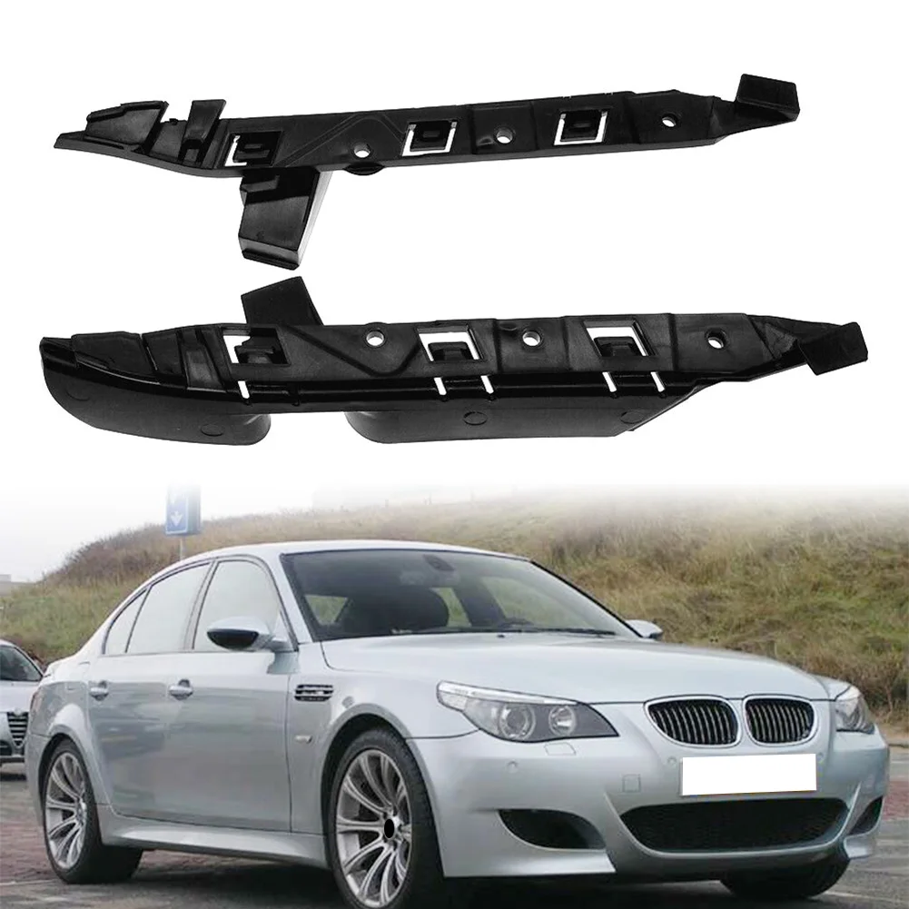 2Pcs/Set Car Front Bumper Bracket Lower Support For BMW 5 Series E60 525i 528i 530i 535i 545i 550i 2004 05 06 07 08 09 2010