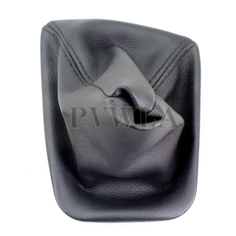 The Car Shift Gear Stick Manual Shift Boot Black Leather Boot With Frame For BMW E30 E36 E39 E46 E90-93