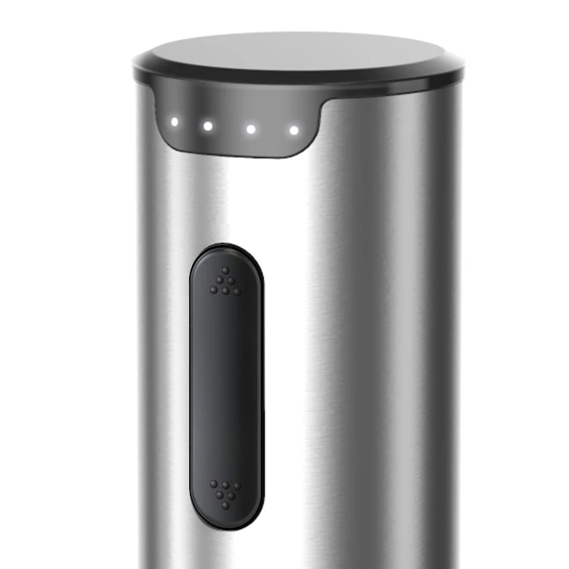 فتاحة الزجاجات التلقائية للنبيذ الأحمر الفولاذ المقاوم للصدأ الكهربائية فتاحة النبيذ الأحمر ملحقات المطبخ فتاحة الزجاجات القابلة لإعادة الشحن