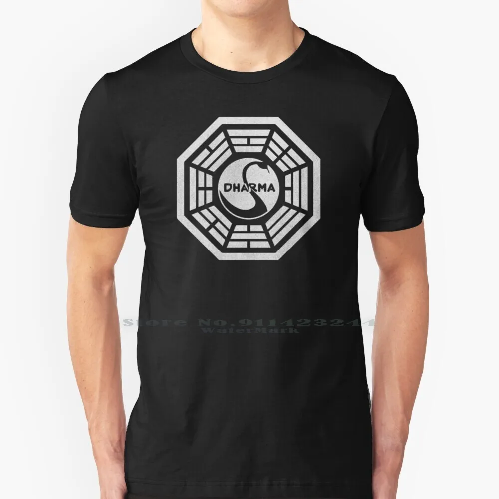 Dharma Initiative T Shirt Cotton 6XL Dharma Lost Tv Shows Oceanic Sci Fi Fanboy Jacob Grunge Classics