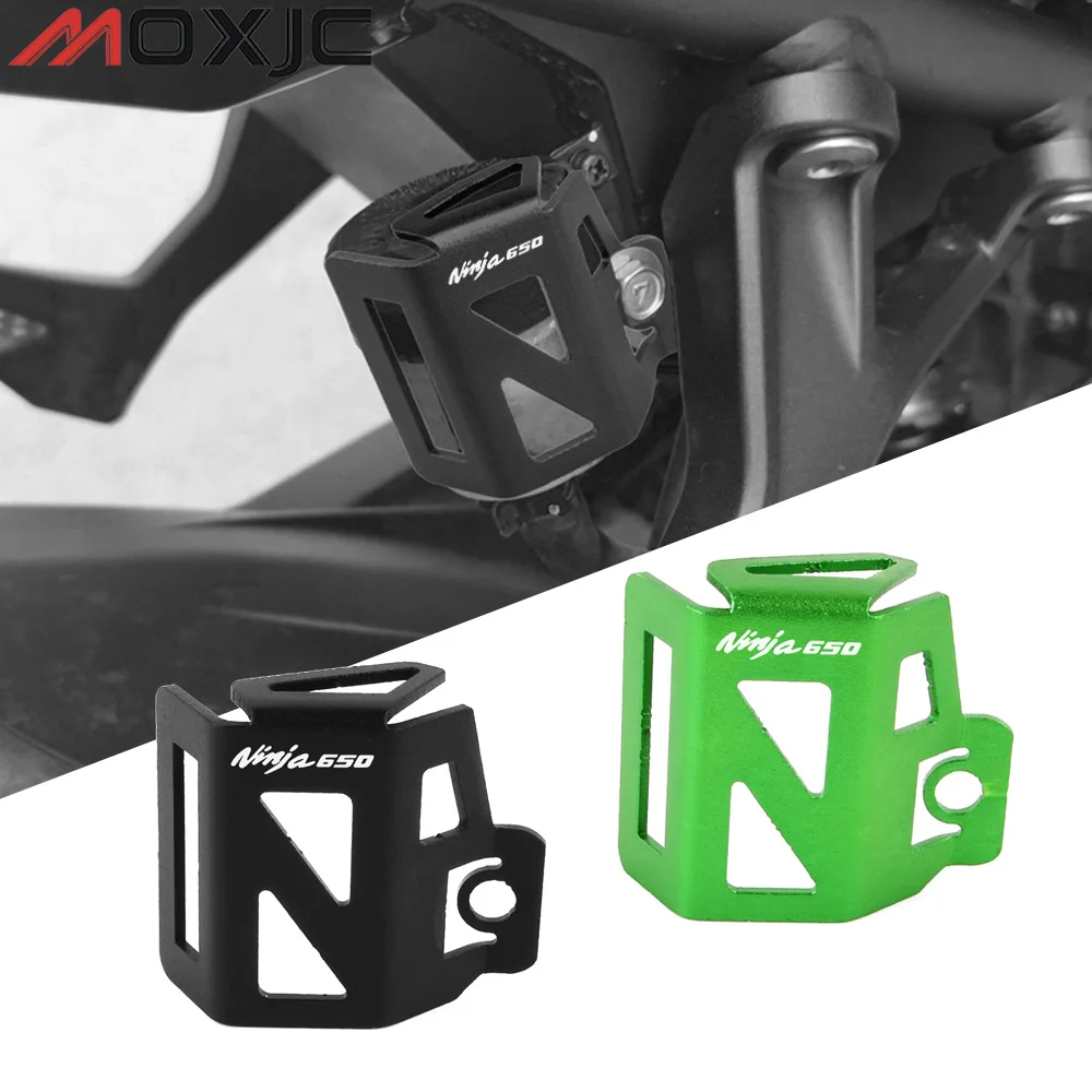 

CNC Aluminum Motorcycle Rear Fluid Reservoir Guard Cover Protector for KAWASAKI Ninja 650 Ninja650