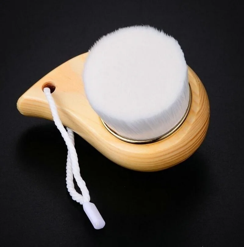 

Soft Mild Fiber Exfoliating Face Facial Scrub Deep Cleansing Wash Pore Remove The Facial Makeup Brush Remover Cleanser