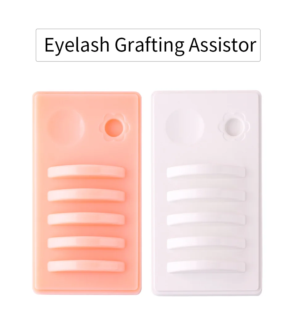 1 pièces Extension de cils individuelle Assistor de graffation Durable faux cils et porte-colle support de cils palette cils outils de maquillage