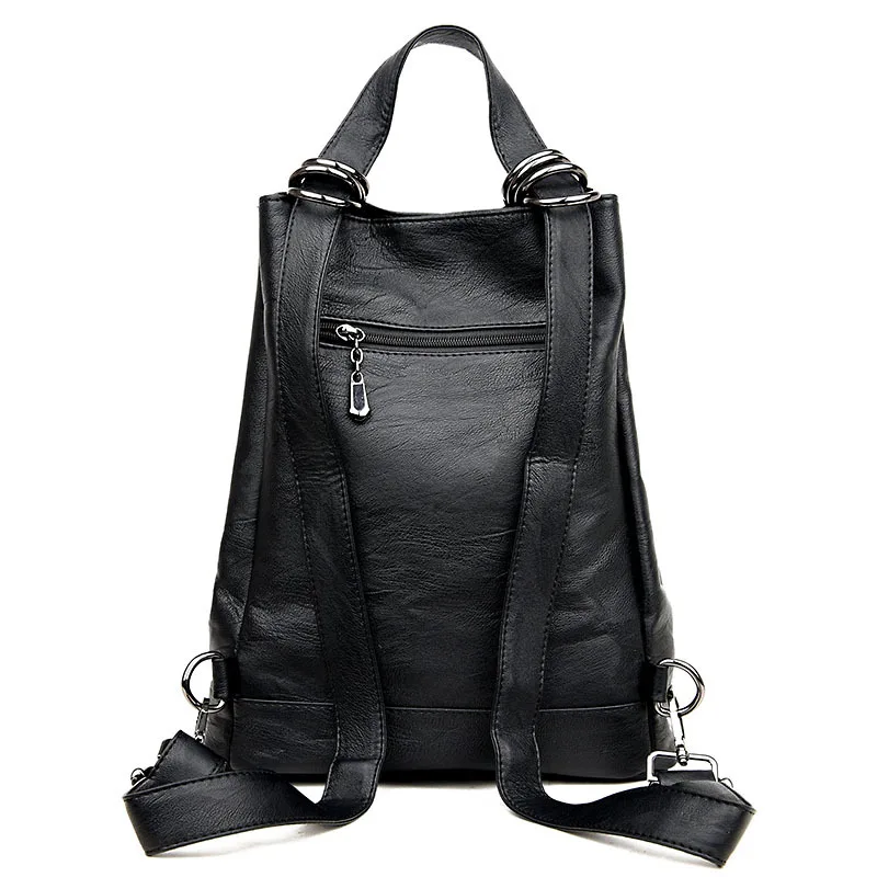 Women\'s Backpack Leather Bag Women\'s Travel Hanging Bag High Quality Women\'s Backpack Fashion Women\'s Schoolbag Leather Bag