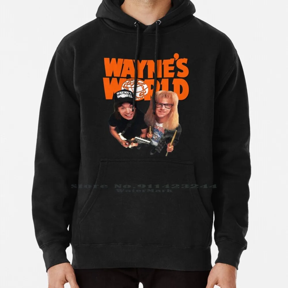 Wayne's World Hoodie Sweater 6xl Cotton Waynes World Comedy Classic Heavy Hard Rocker Metalhead Snl Movie Film She Will Be Mine