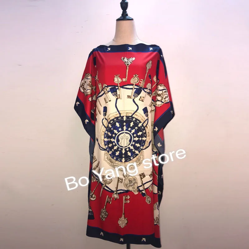 

(Dress Length 100cm,Bust :100cm) African Dashiki NewFashion Design short dress Famous Brand Winy Loose For Lady