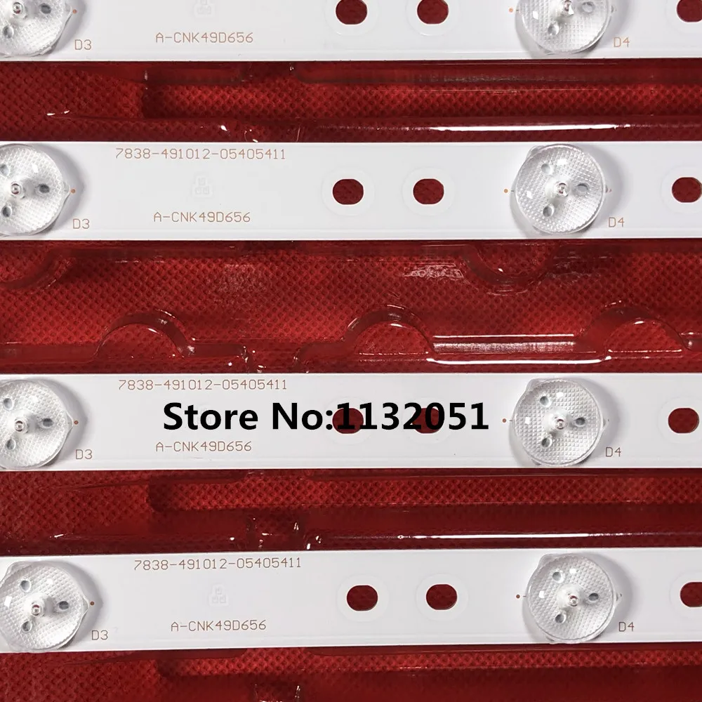 45個ledバックライトストリップ東芝49L310U 49L420U LC490DUY-SHA2 K490WDR1 A-CNK49D656 7838-491012-0540511