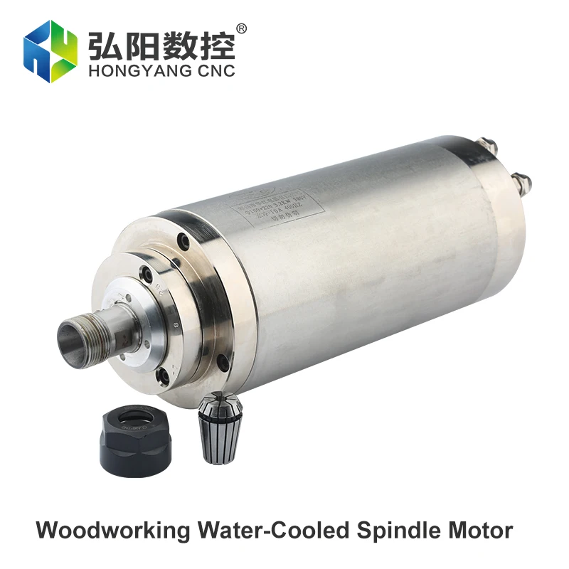 CNC Spindle Motor 3.2KW ER20 Water-Cooled Spindle Diameter 100mm For CNC Milling Machine Woodworking Advertising Engraving