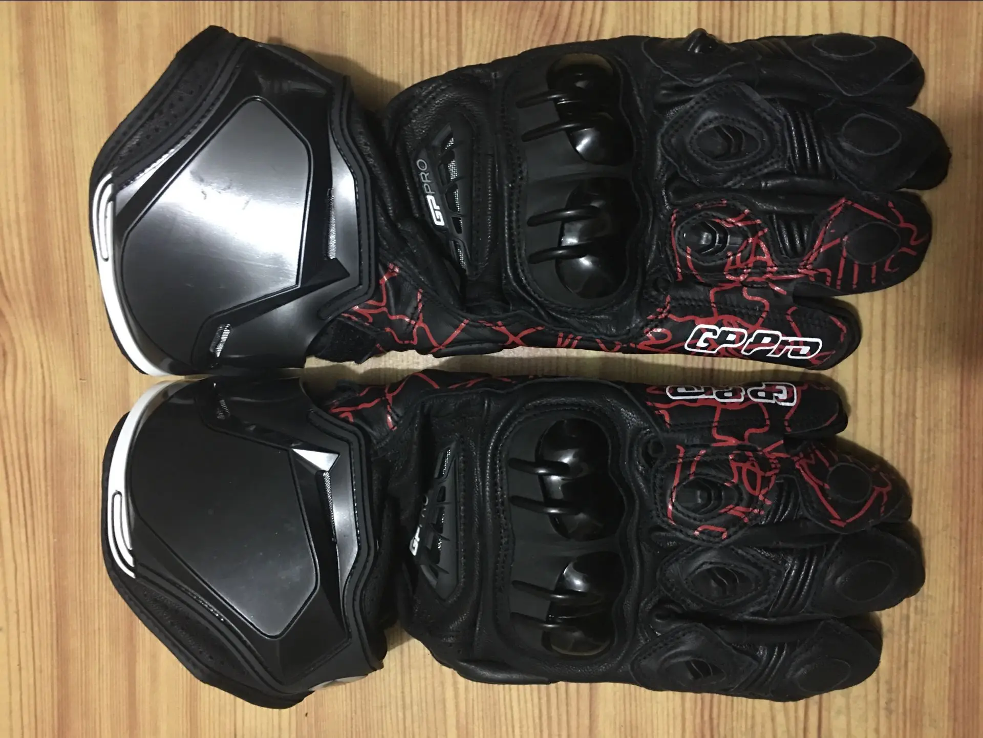 

New 3 Color 100% Leather PRO Motorcycle Long Racing Driving Motorbike Gloves All Size M-XL