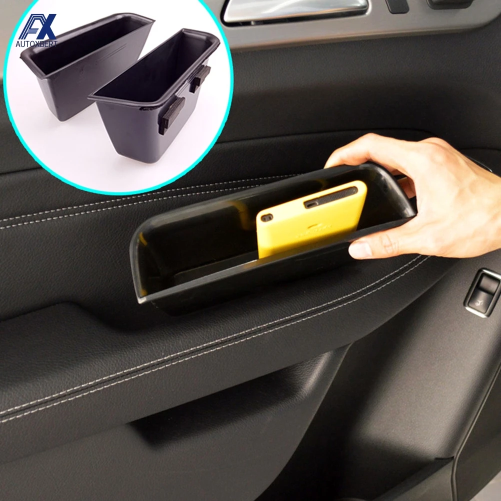 For Mercedes-Benz GL/GLS-Class X166 ML/GLE-Class W166 2012-2018 Door Storage Box Phone Holder Armrest Handle Pocket Container