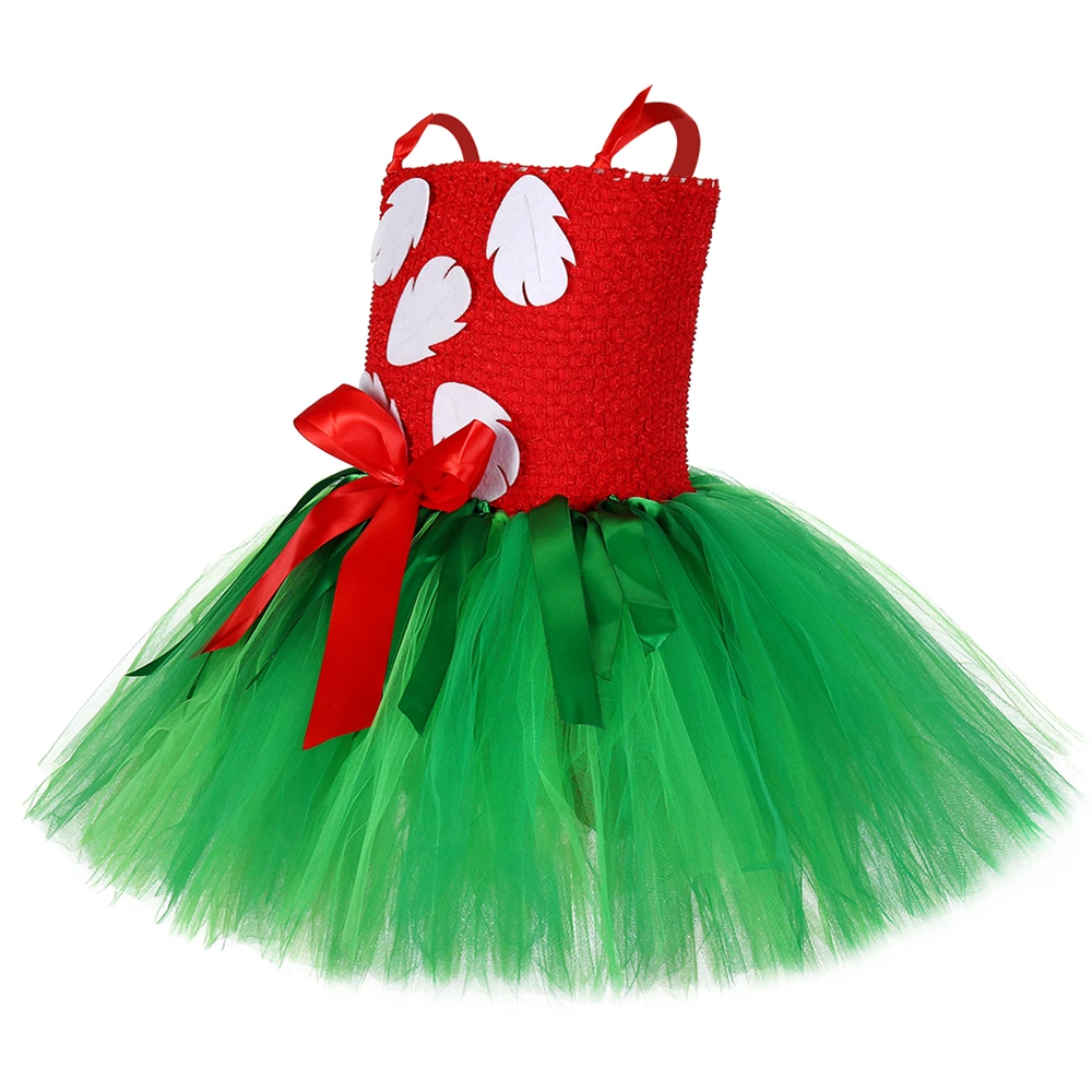 Lilo Tutu Dress For Girls Party Princess Outfits With Garland For Baby Girl Christmas Halloween Costume Kids Hawaiian Dresses