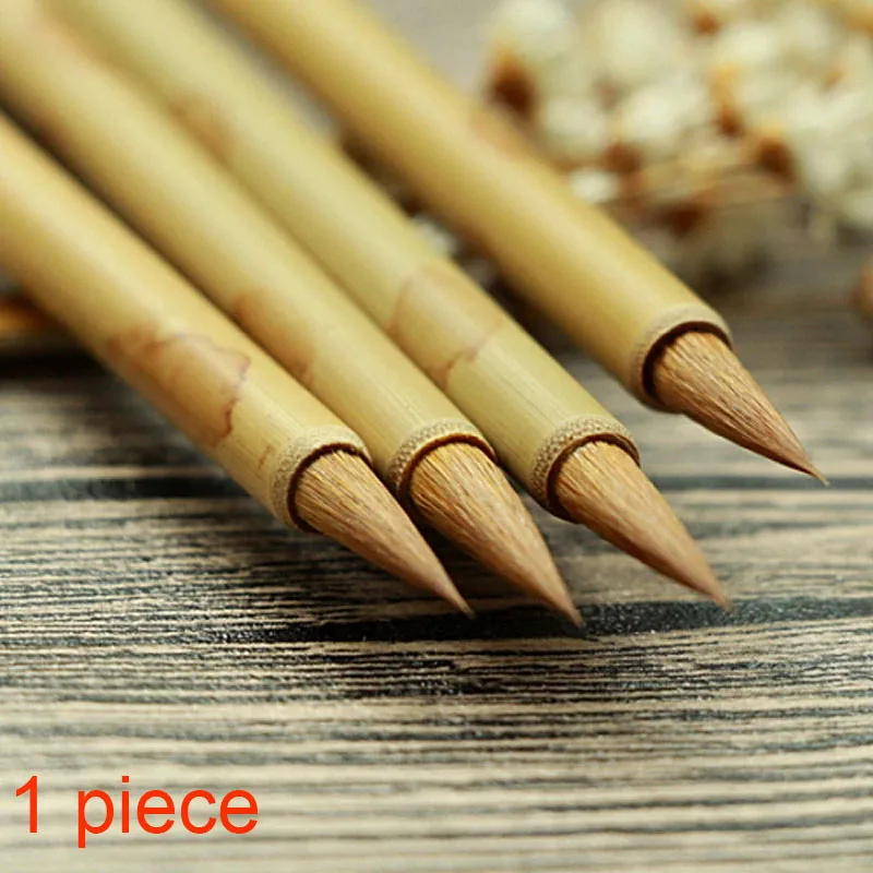 

Good Quality 1piece Pure Weasel Hair Xiao Kai Chinese Calligraphy Brush Chinese Ink Brush Heart Sutra Writing Brush Small Script