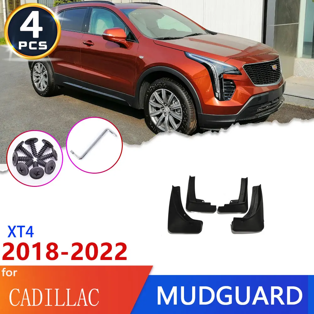 

Car Fender Mud Flaps For Cadillac XT4 2018~2022 Perodua Road Guards Mudflap Mudguards Splash Goods Accessories 2019 2020 2021