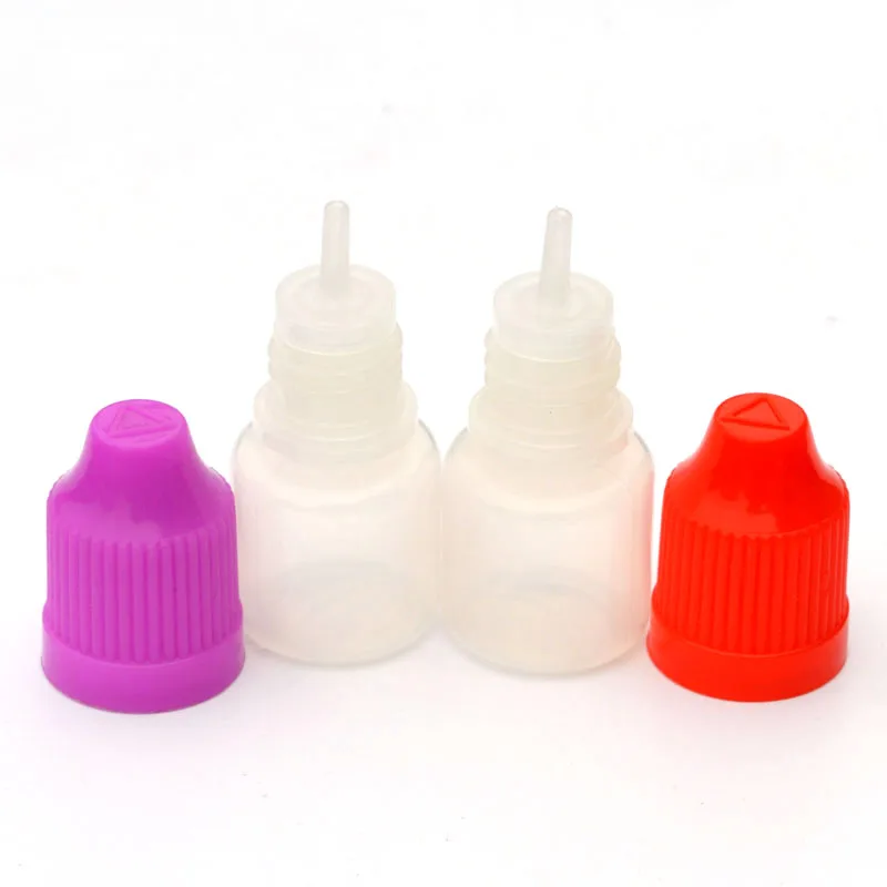 100 Pcs /5/10/15/20/30/50 Ml Refillable Empty Squeezable Plastic Dropper Bottles, Ink Pigment Liquid Eye Drop Container