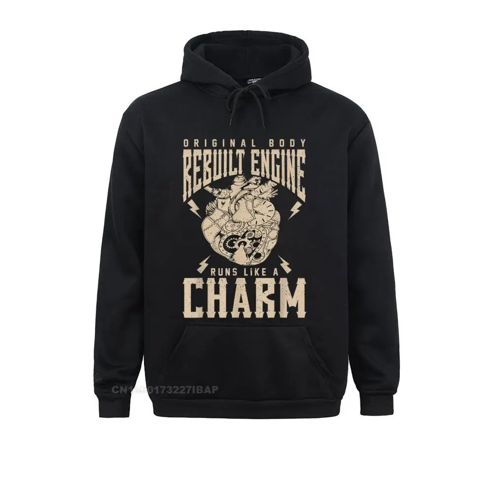 Original Body Rebuilt Engine Runs Like A Charm Open Heart Hoodies 2021 Popular Printing Mens Sweatshirts Tight Sportswears