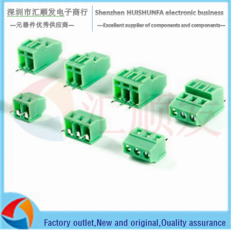 10PCS!!! KF128H/L-3.81/인라인 300V/10A 3.81mm 피치 스크류 타입 PCB 터미널 블록