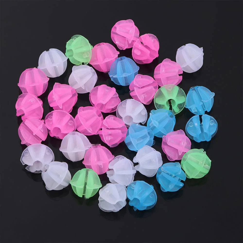 36/25Pcs Mixed Luminous Star Bike Bicycle Wheel Spoke Beads Plastic Clip Spoke Bead Bicycle Beads Wire Beads Decorations