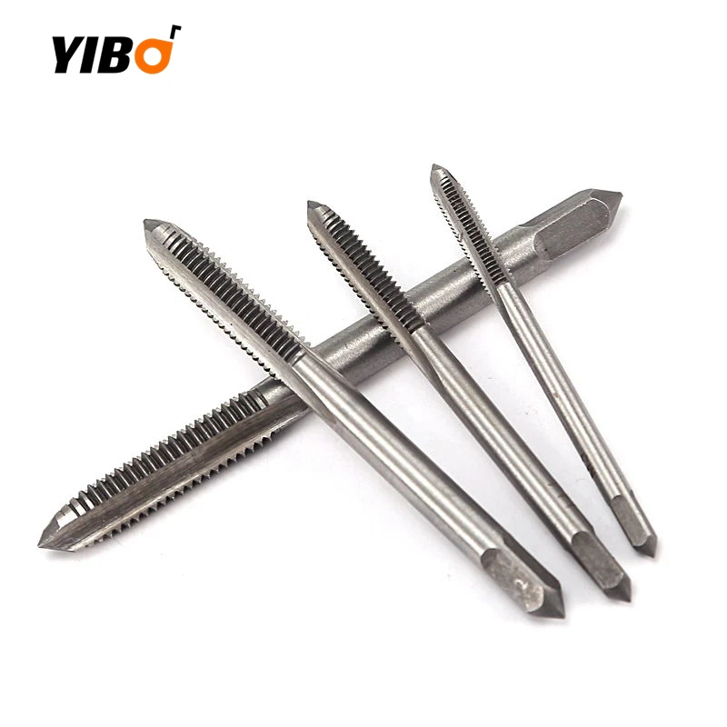 M3-M8 Set Kit Schraube Gewinde Tippen Bohrer Hand Werkzeuge M3 M4 M5 M6 M8 HSS Maschine Schraube Gewinde Metric Stecker tippen Schraube Wasserhähne