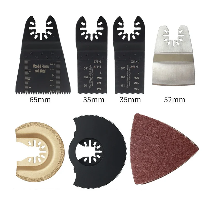 16pcs Oscillating Saw Blades Renovator Trimmer blades for Multi tool Cut Wood Plastic