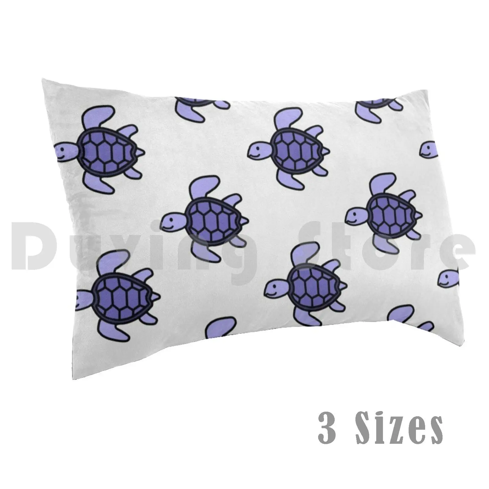 Purple Turtle! Pillow Case 20*30 Inch Sea Turtle Vsco Asthetic Turtle Tortoise Purple Purple Asthetic