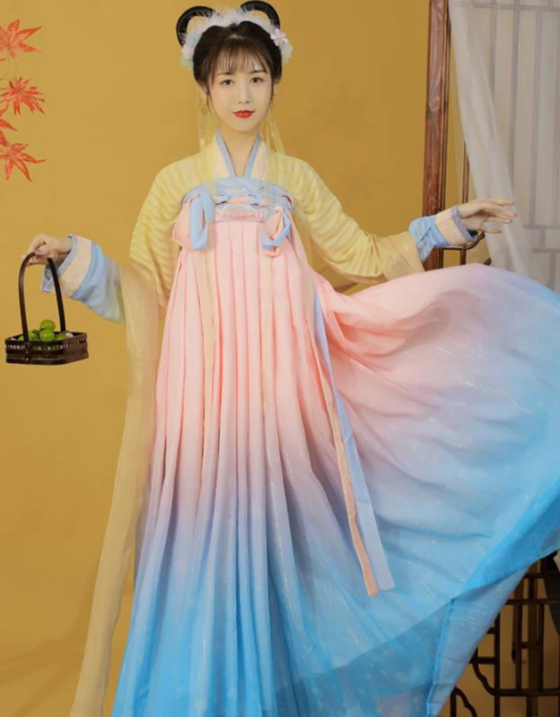 

Hanfu Women Chinese Dance Dynasty Costumes Ancient Hanfu Chinese Traditional Dress Stage Fairy Performance Costume party cosplay