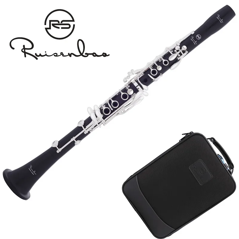 Reisenberg's new professional BB clarinet 18 keys ABS tube body silver-plated keys