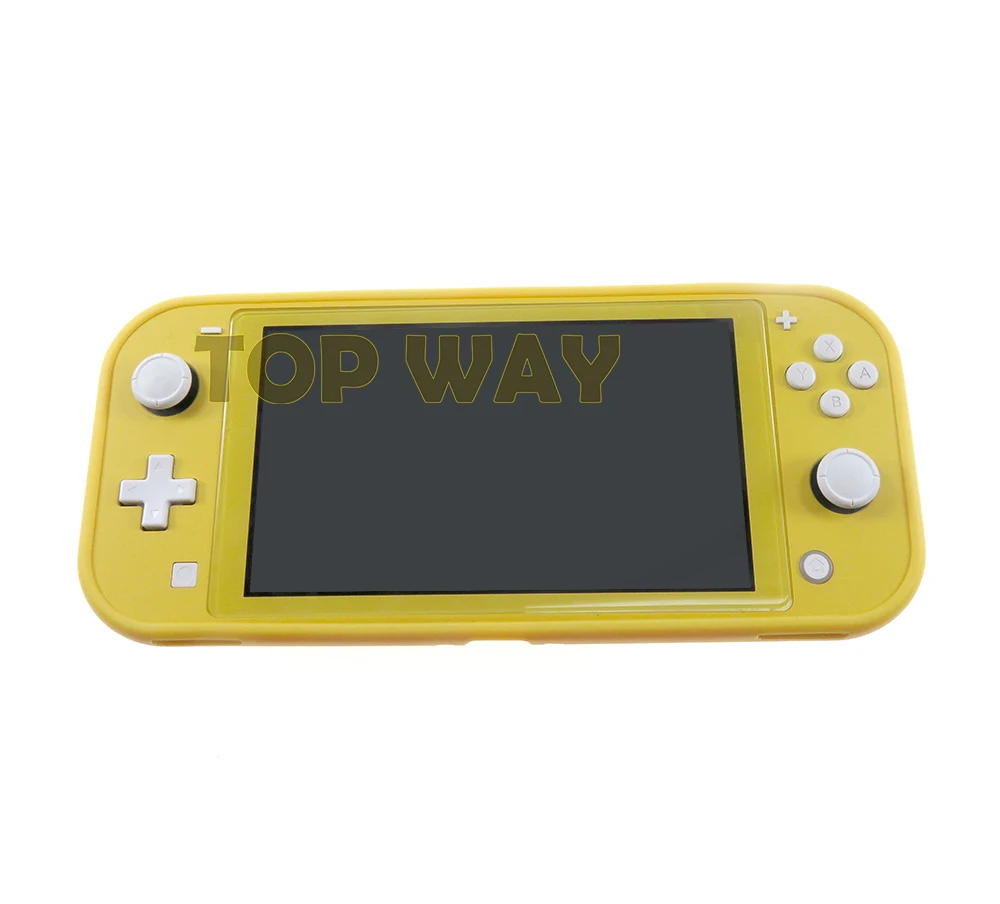 Capa transparente para nintendo switch lite, tpu macio, à prova de queda, capa protetora com espaço para cartão, 1 peça