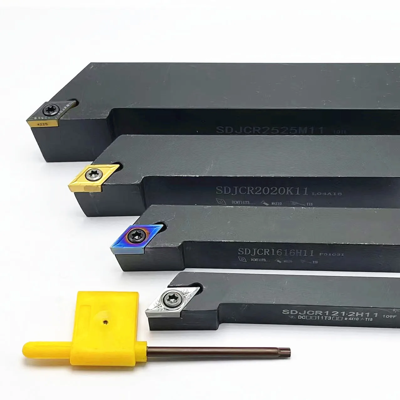 Portaherramientas externo con inserto de carburo, herramienta de torno de corte, SDJCR1212H11 SDJCR1616H11 SDJCR2020k11 sdjcr252525m11 DCMT11T304 DCMT11T308