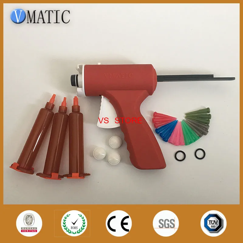 

Free Shipping 10ml 10cc Manual Epoxy Caulking Adhesive Glue Dispense Gun With Syringe Barrel & Needles