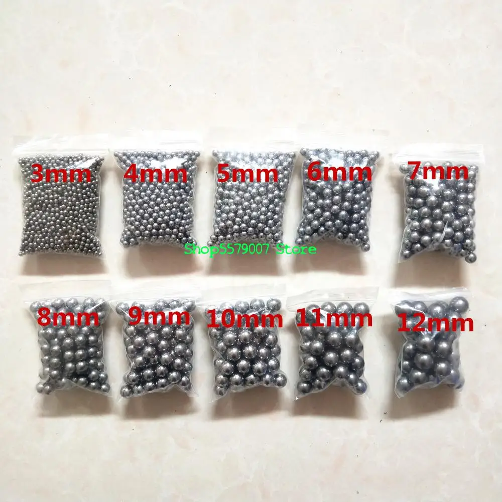 5mm 6mm 7mm 8mm 9mm Steel Balls For Bike Slingshot Hunting High-carbon Steel Slingshot Balls Slingshot Hitting Ammos BB Balls