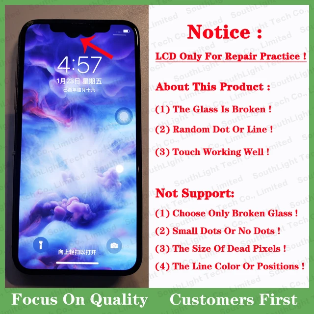 Amazing Price For Iphone X Xs Max LCD Screen Original With Frame Digitizer Assembly Damaged Display Glass Separeting Practice