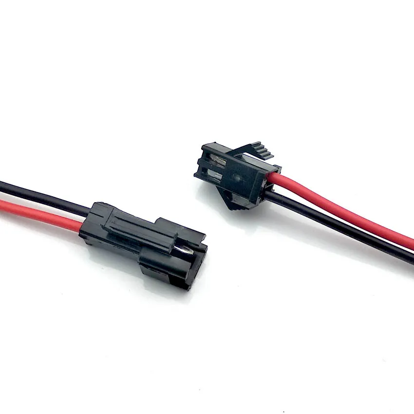 10Pairs 15cm SM Connector Plug Male Female Connectors Cable Wires For LED Strips Lamp Driver