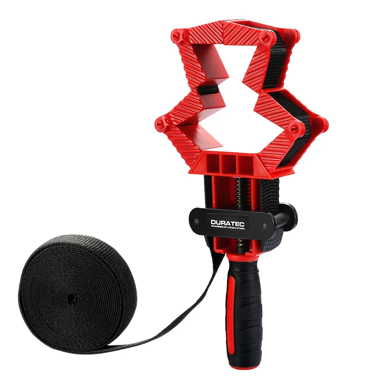 Multifunction Belt Clamp for Woodworking 4m Nylon Adjustable Polygonal Clip Right Angle Clamps