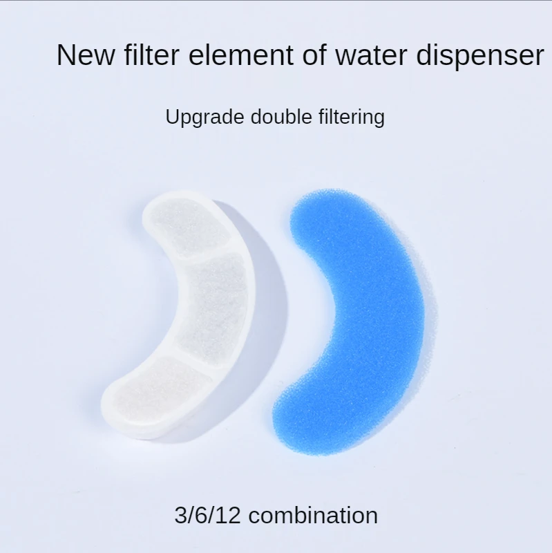 

Pet Water Dispenser Filter Element Transparent Filter Cotton Coconut Shell Activat Carbon Three Layer Filter Element Intelligent