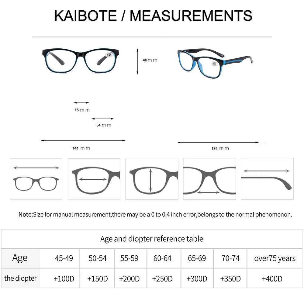 4 Pairs Reading Glasses for Men Women 1.0 1.5 2.0 2.5 3.0 3.5, High Quality Presbyopic Eyeglasses Spring Hinge Unisex Pack of 4