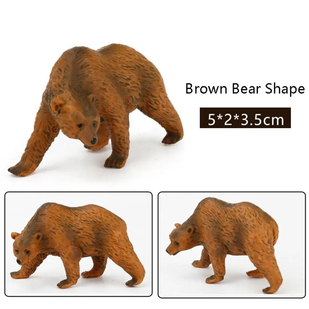 Original Genuine Wild Zoo Farm African Savanna Lion Animal King Bird Series Leopard Cat Panther Model Toys Children Gift