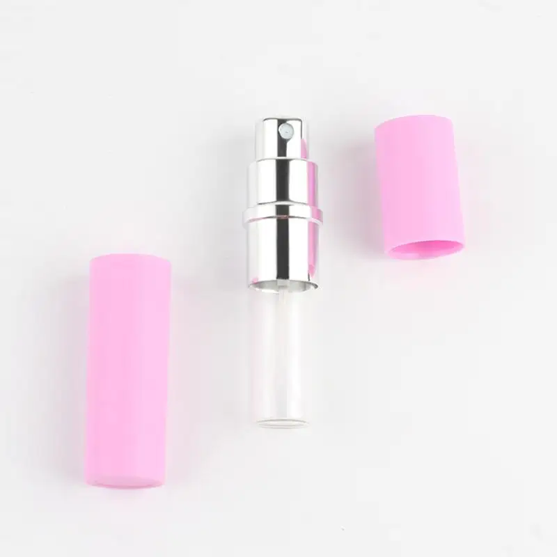 5ml Empty perfume bottle Aluminium Anodized Compact Perfume Atomiser Fragrance glass scent-bottle LX1029