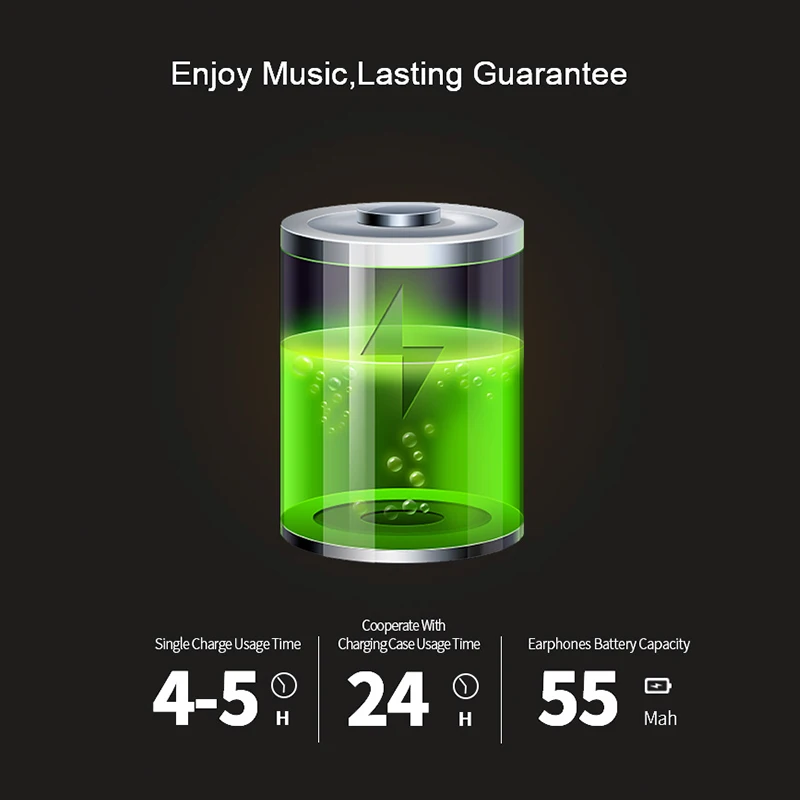 Earphones Bluetooth Wireless Headsets Touch Control Sport HD call Music M6s TWS Earbud For Xiaomi Huawei iphone Samsung Earphone