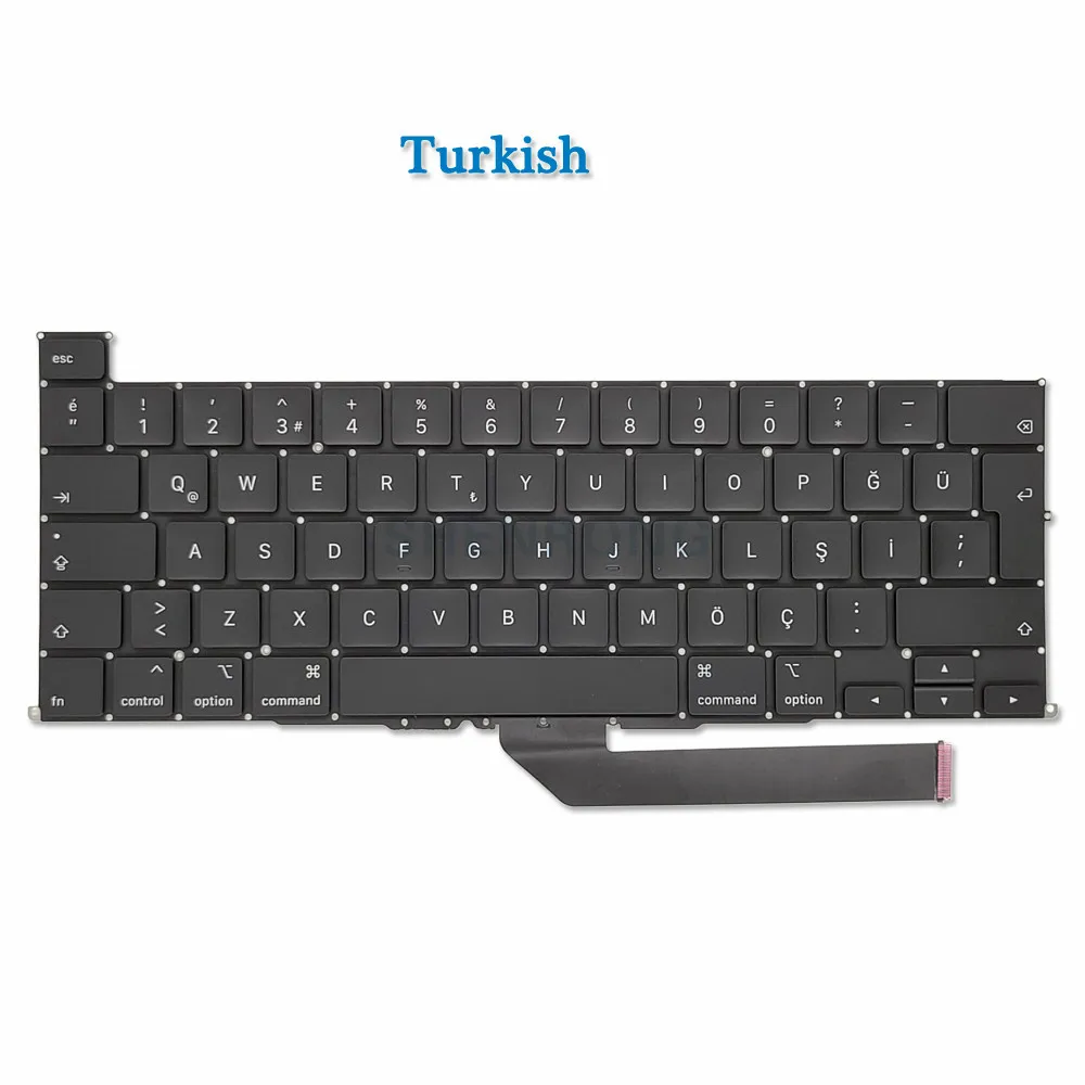 Apple MBP 15” UK Keyboard 1T 16GB Replacement Keyboard for MacBook Pro 16 A2141 2019
